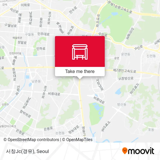 서창Jc(경유) map