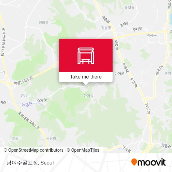 남여주골프장 map