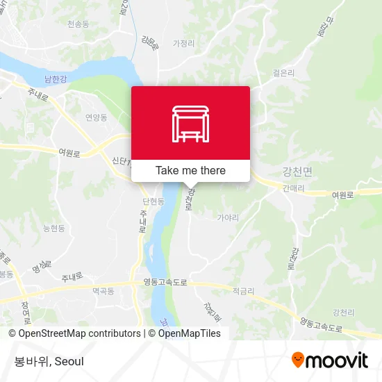 봉바위 map