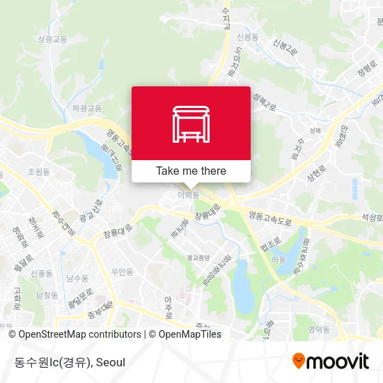 동수원Ic(경유) map