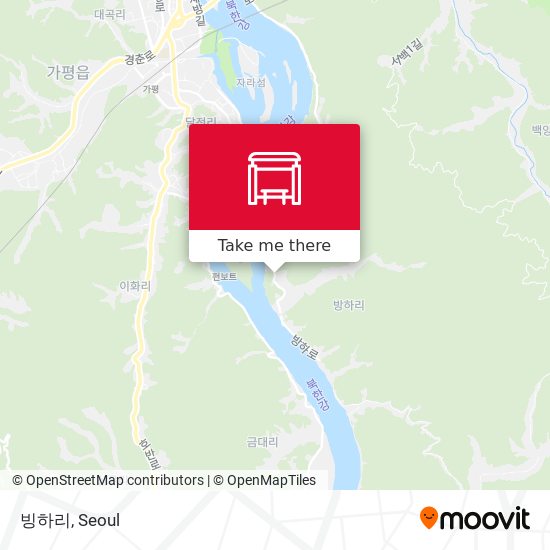 빙하리 map