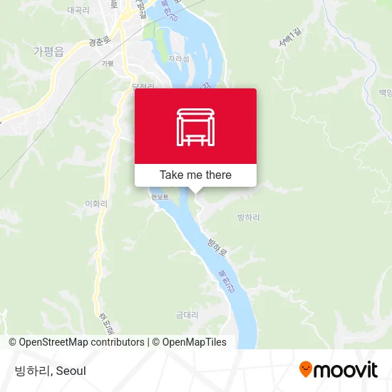 빙하리 map