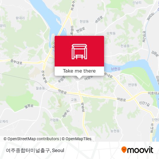 여주종합터미널출구 map