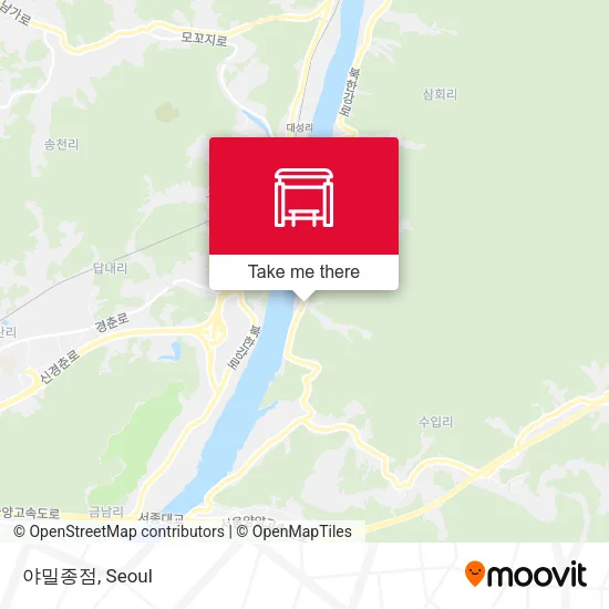 야밀종점 map