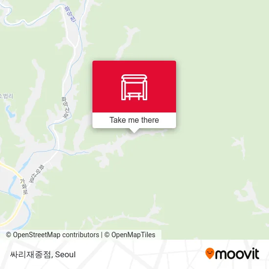 싸리재종점 map