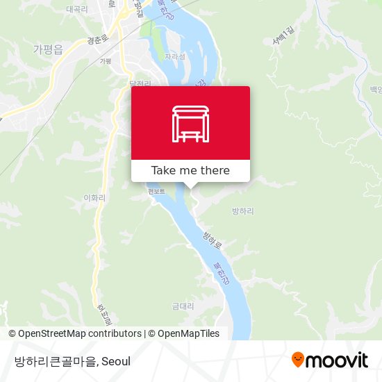 방하리큰골마을 map