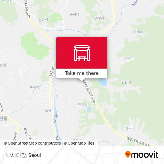 낚시터앞 map