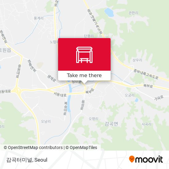 감곡터미널 map