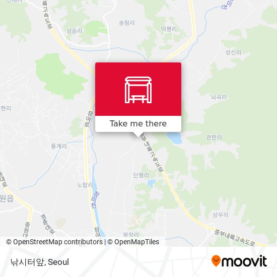 낚시터앞 map