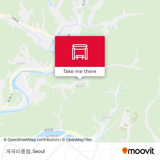 개곡리종점 map