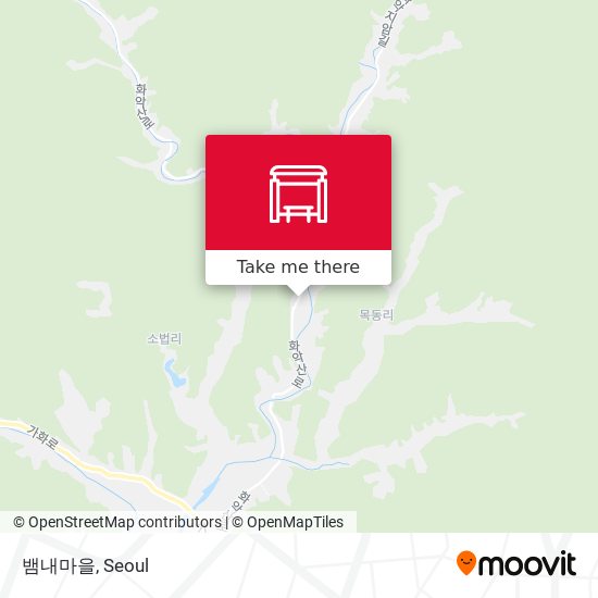 뱀내마을 map