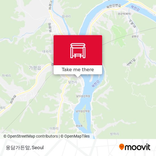 웅담가든앞 map