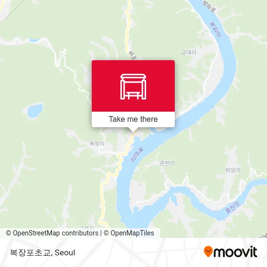 복장포초교 map