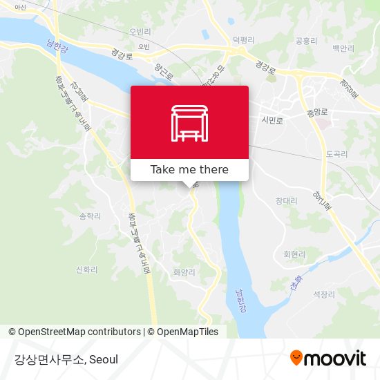 강상면사무소 map