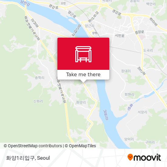 화양1리입구 map