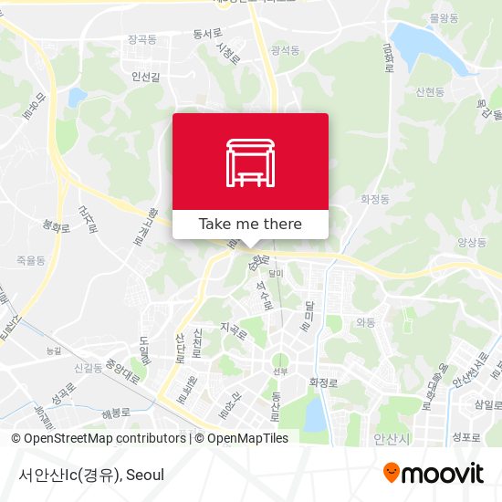 서안산Ic(경유) map