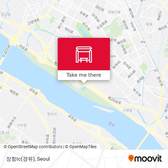 장항Ic(경유) map