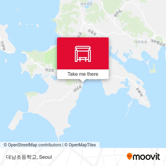 대남초등학교 map