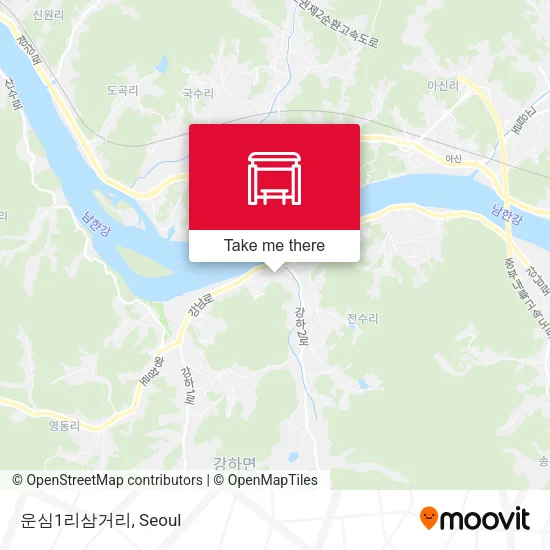 운심1리삼거리 map
