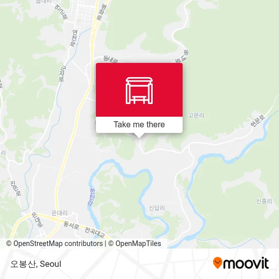오봉산 map
