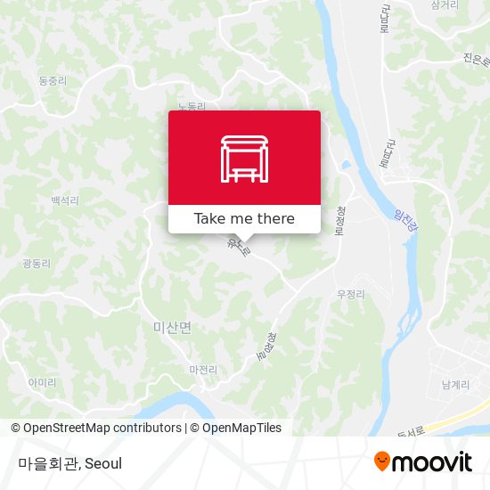 마을회관 map