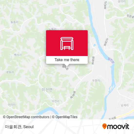 마을회관 map