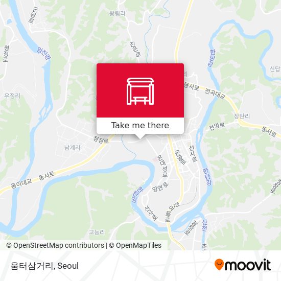 움터삼거리 map