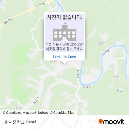 한서중학교 map