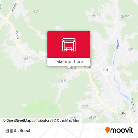 원흥리 map