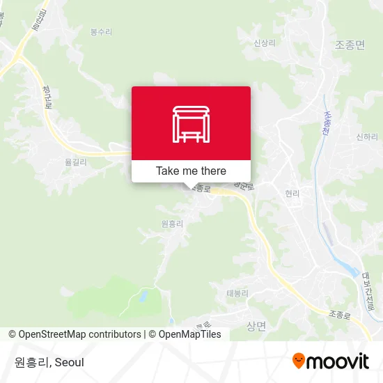 원흥리 map