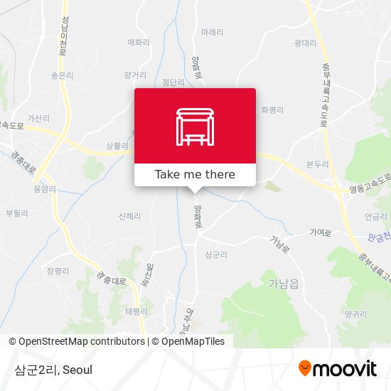 삼군2리 map