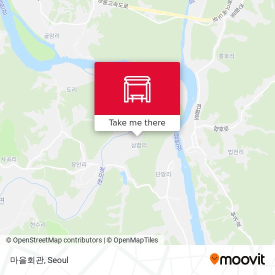 마을회관 map