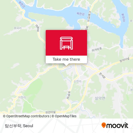 탐선부락 map