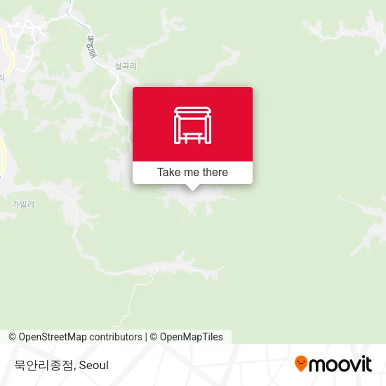 묵안리종점 map