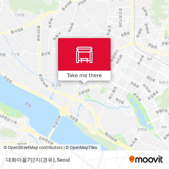 대화마을7단지(경유) map