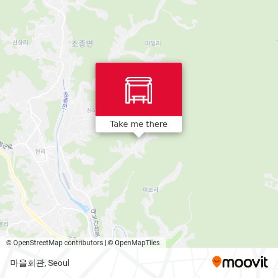 마을회관 map