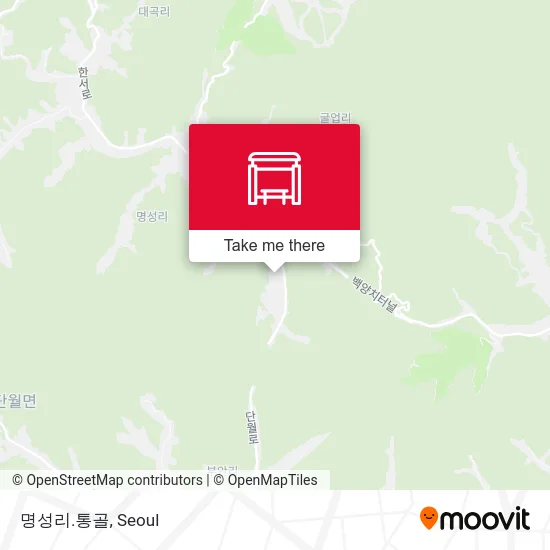 명성리.통골 map