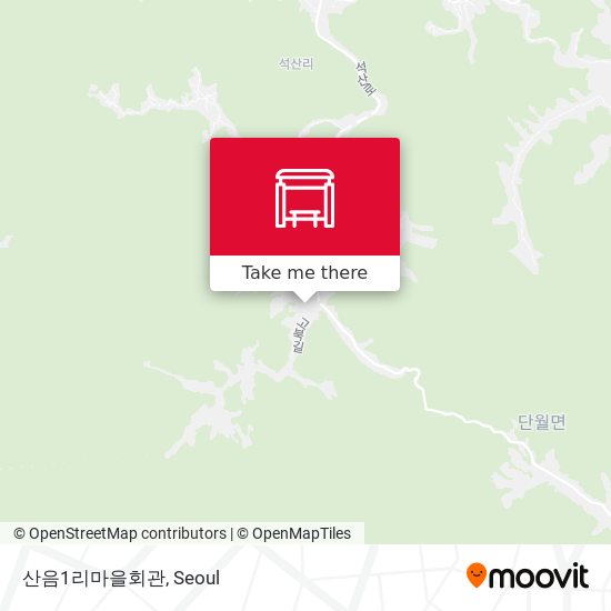 산음1리마을회관 map