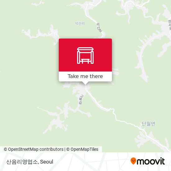 산음리영업소 map