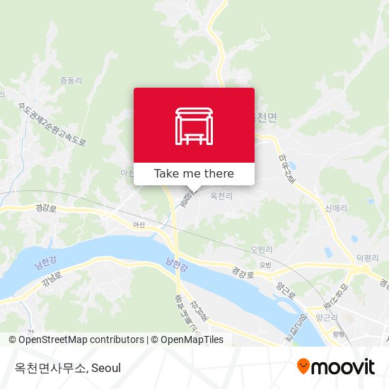 옥천면사무소 map