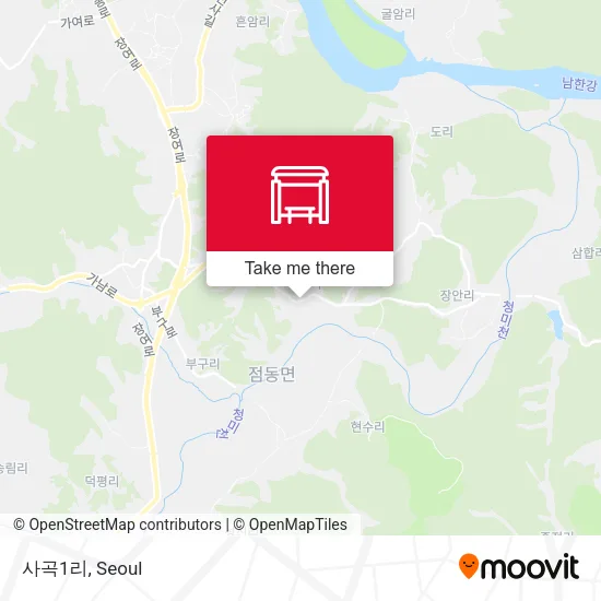 사곡1리 map