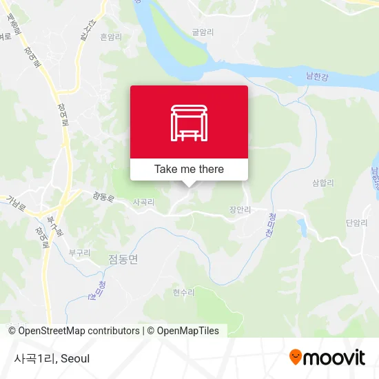 사곡1리 map