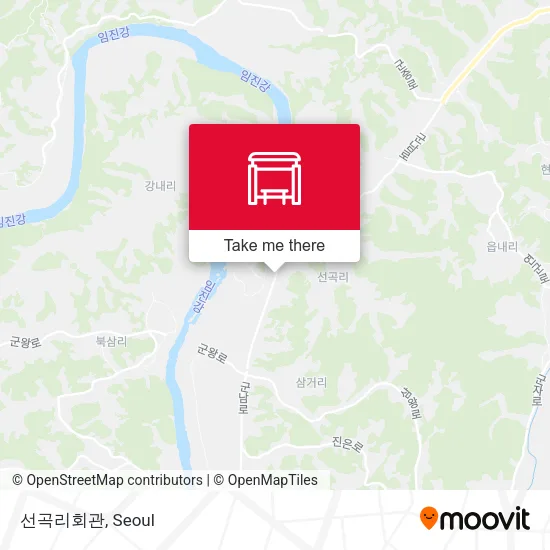 선곡리회관 map