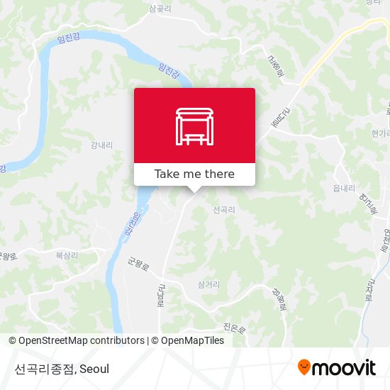 선곡리종점 map