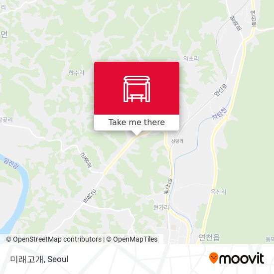 미래고개 map