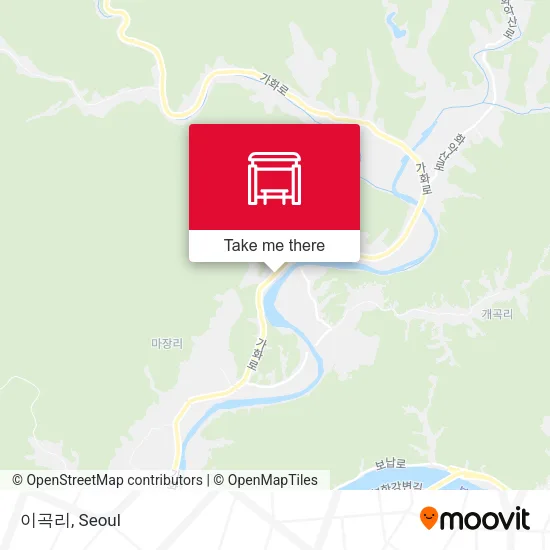 이곡리 map