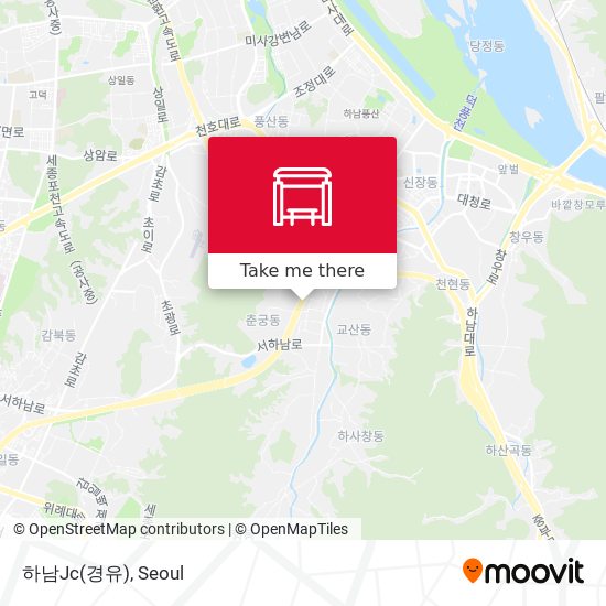 하남Jc(경유) map