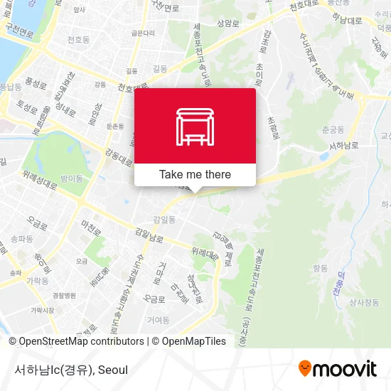 서하남Ic(경유) map
