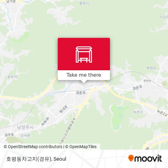 호평동차고지(경유) map