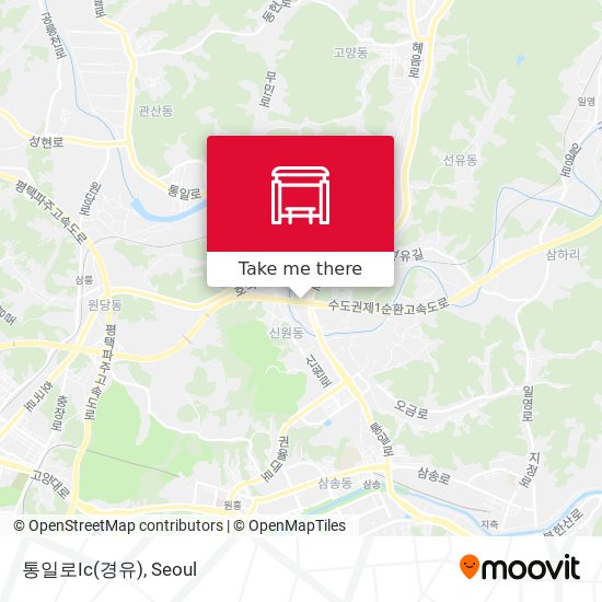 통일로Ic(경유) map